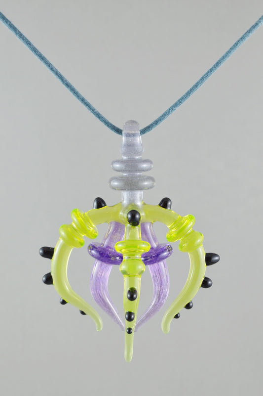 Purple and Illuminati Pendant