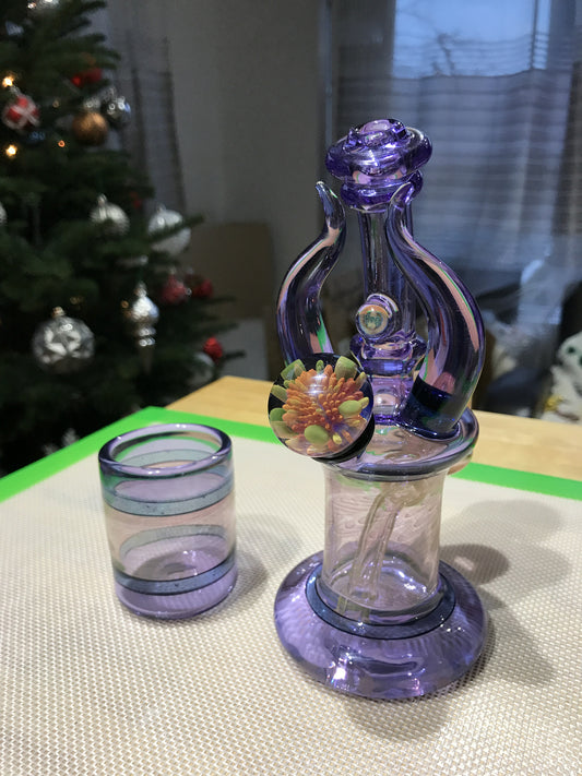 Purple CFL Reactive Horned Tube Set