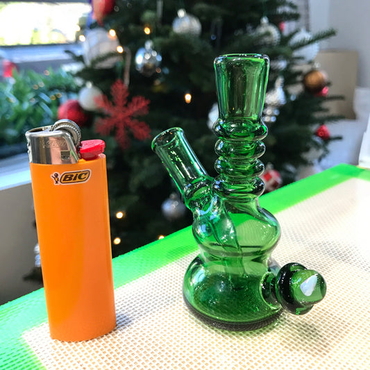 Green Micro Maria Stack Tube with Opal