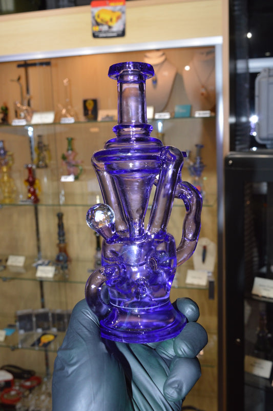 Fully Faceted Purple Rain Exo Recycler