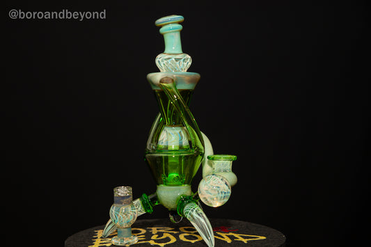 Tripod Fume Double Uptake Recycler w/ Matching Cap