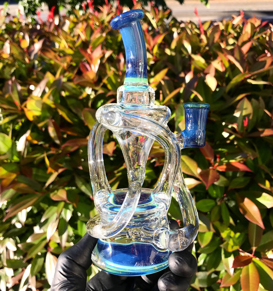 Blue Accented Twisted Recycler