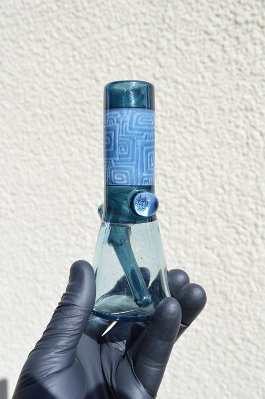 Blue Crop Square Mini Tube