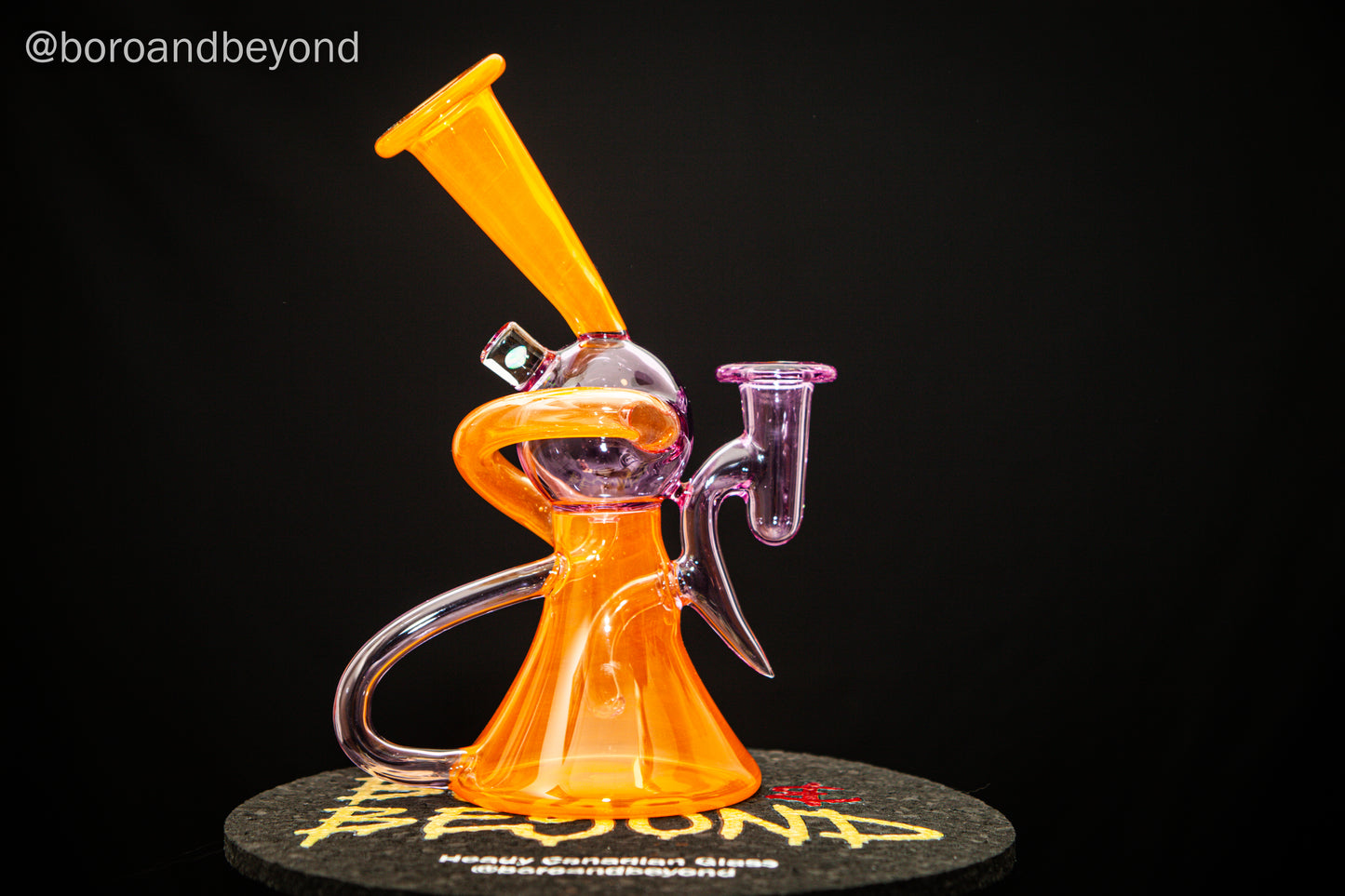 2-Tone Orange/Purple Recycler