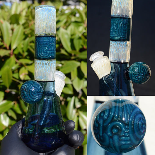 Blue Crop Circle and Fume Tube