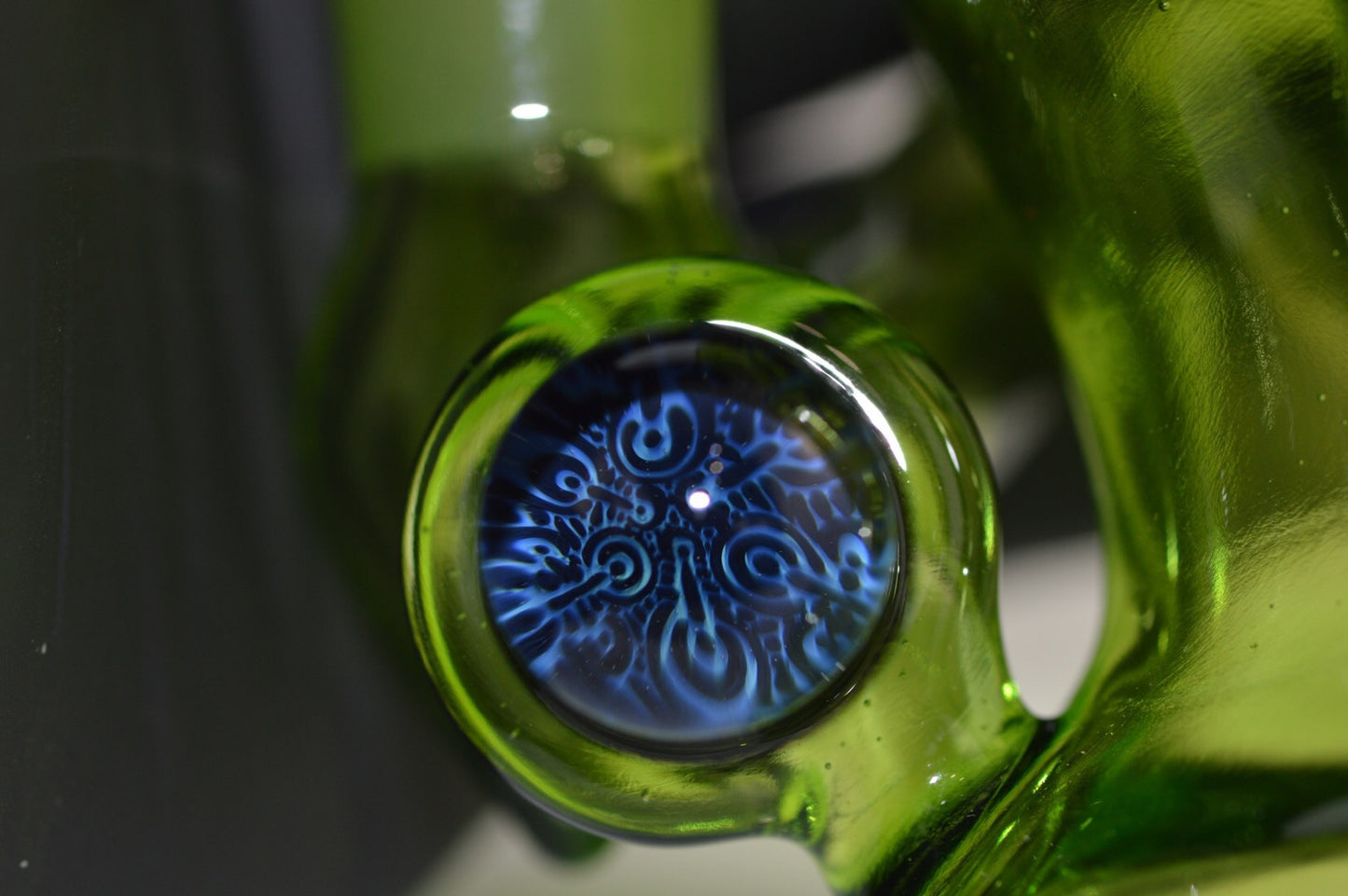 Green Colour Drop Recycler