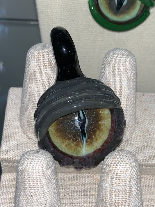 Grey Eyeball Pendant