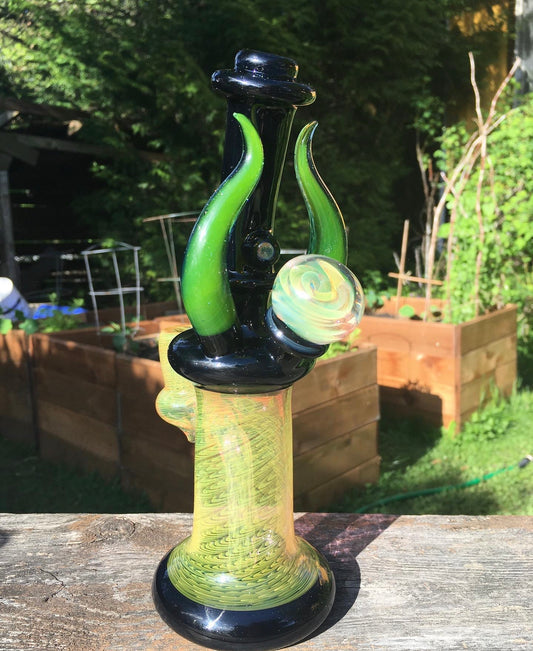 Galaxy Sparkle/Green Horn Tube