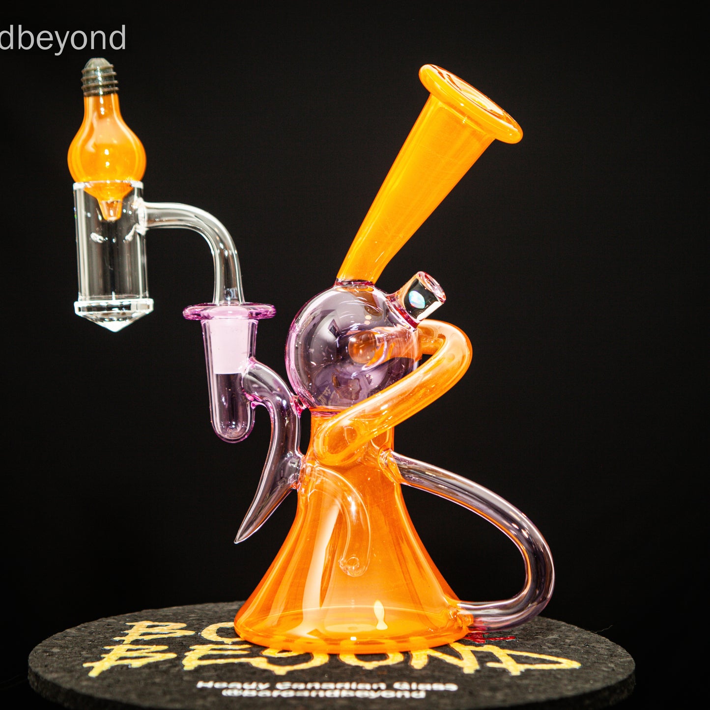 2-Tone Orange/Purple Recycler